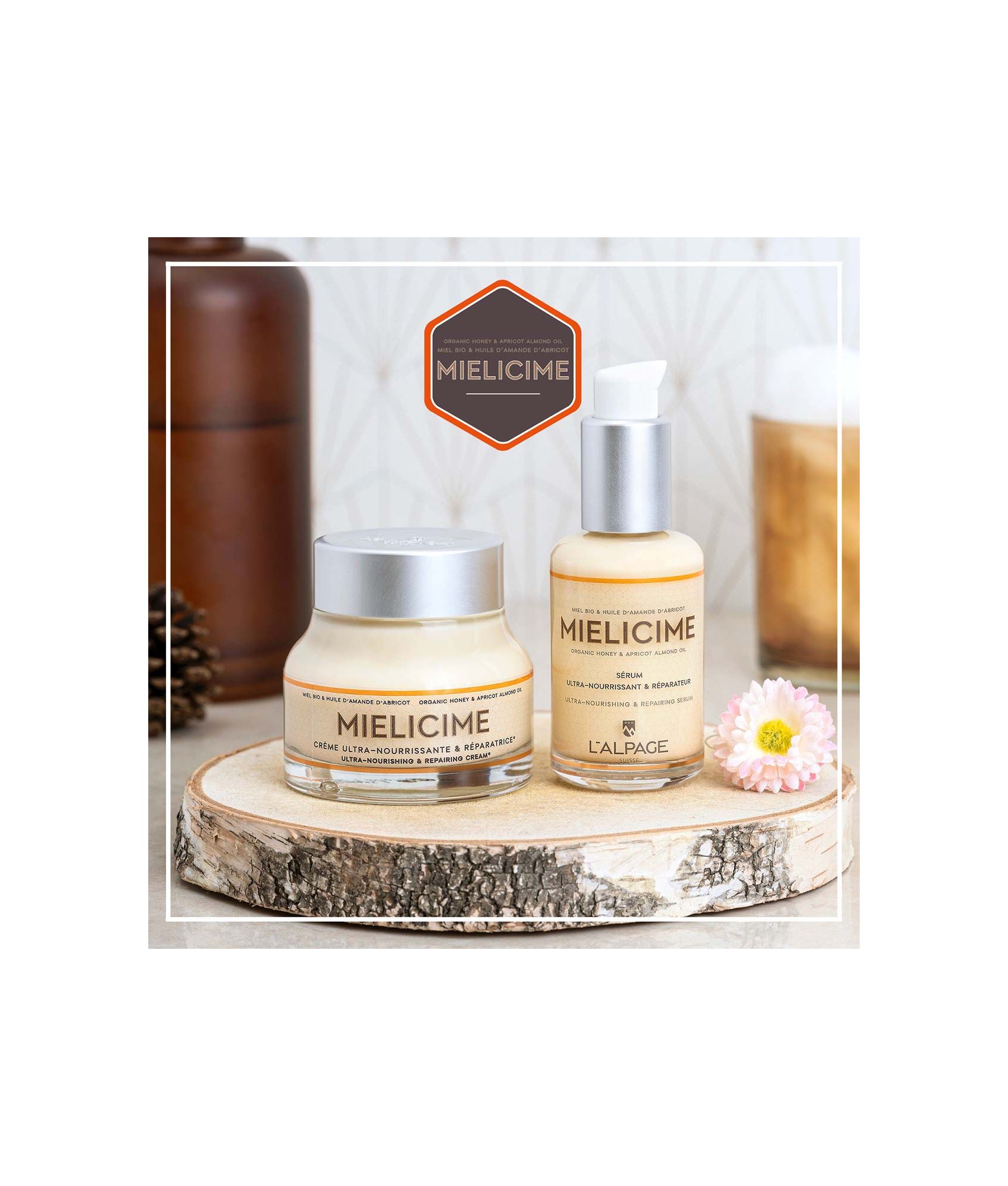 Set Coffret Crème Ultra-Nourrissante + Sérum Ultra-Nourrissant Mielicime
