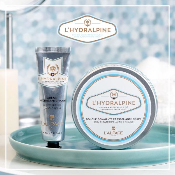 Geschenkset / Set Peeling-Dusche 200ml + Handcreme L'HYDRALPINE