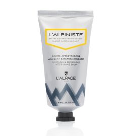 Baume Après-Rasage Apaisant & Rafraichissant L'Alpiniste Visage 75ml | Hydratant Apaisant Calmant Rasoir Barbe Homme Eau des Glaciers Suisse Edelweiss Bio Cellule Souche Menthe Sauvage | L'ALPAGE Suisse